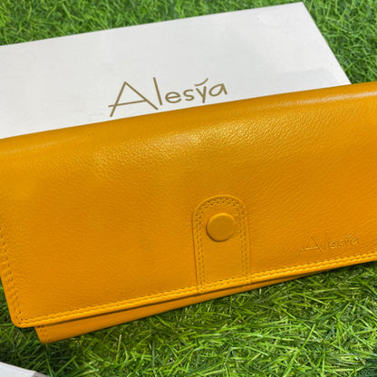 Alesya Ladies Wallet Clutch Genuine Leather Art No 117