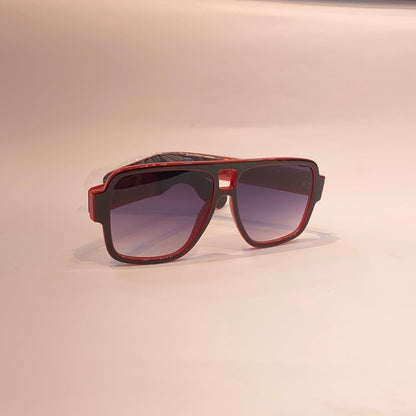 Oid Glossy Black Red  Frame Black Shade Sunglass 125960 14-147