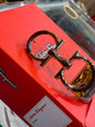 Ref Black Colour Gold Brown Colour Buckle Men Belt 12120
