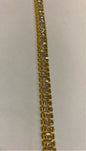 Gold Colour With Diamond Studded Bracelet 400527