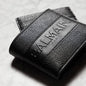 LAB Black Colour With Lab Print Design Genuine Leather Men’s Wallet 730707