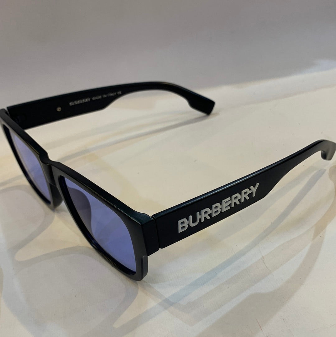 RUB Black Frame Blue Shade Unisex Sunglasses B4358 55 19-140