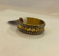 Gold Diamond Studded Stainless Steel Circle Plain Premium Quality Men’s Ring 50246