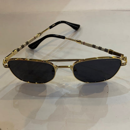 RUB Gold Frame Black Shade Unisex Branded Sunglasses 5069 51 22-137