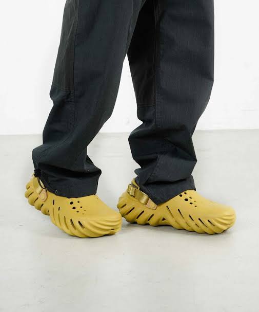 Yellow Colour Echo Silicone Spring Clogs ORC CRO 987711