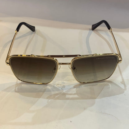 RHC CH HC Golden Frame Brown Shade Unisex Branded 22335 59 16-145