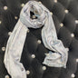 RUB BUR Sky Blue Colour RUB Print Heavy Quality Muffler  9361