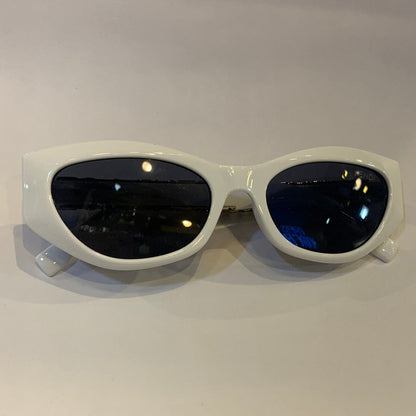 NEF White Frame Black Shade Sunglass LH046 50 20-142