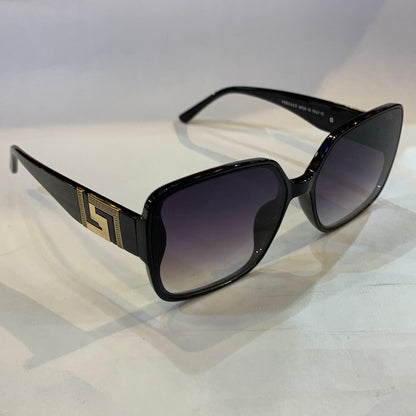REV Black Frame Black Shade Unisex Sunglass W9019 61 17-148