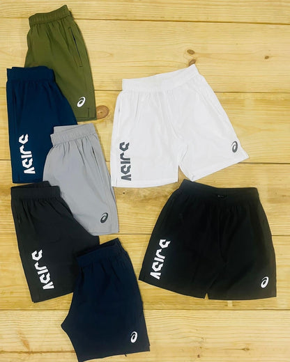 White Colour ISA NS Lycra Shorts 110293