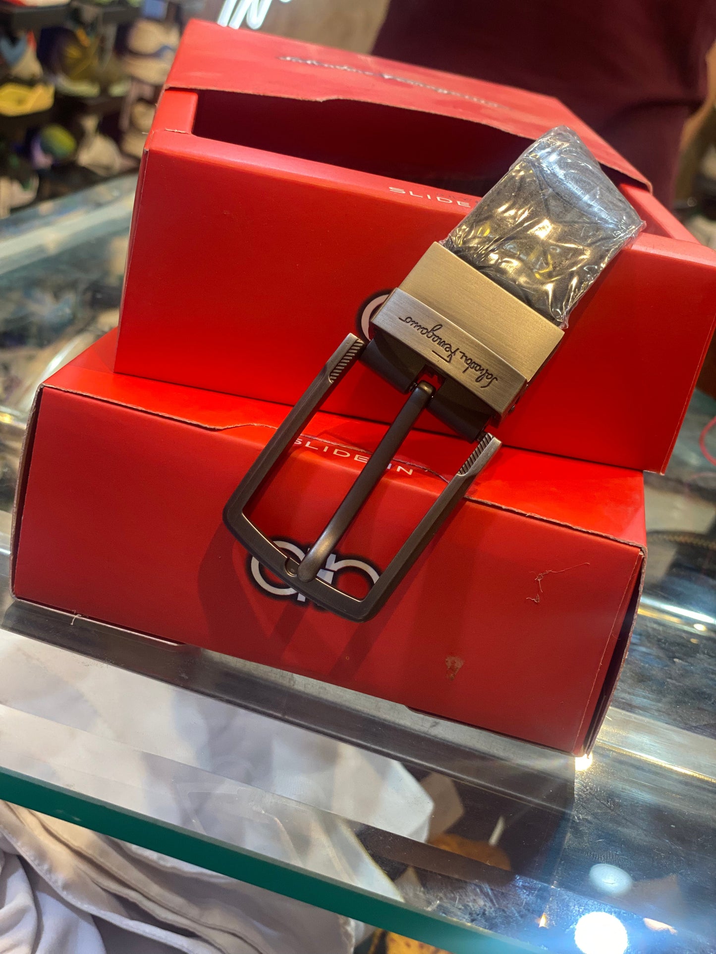 Ref Multi Colour Belt Multi Colour Buckle Men Belt 12111