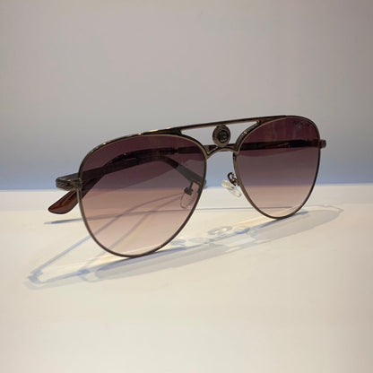 Lab Bal Dark Brown Frame Brown Shade Sunglass B85-7257 12-142