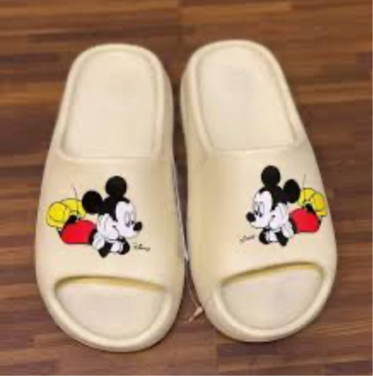 IDA Cream Yellow Colour Slipper  935415