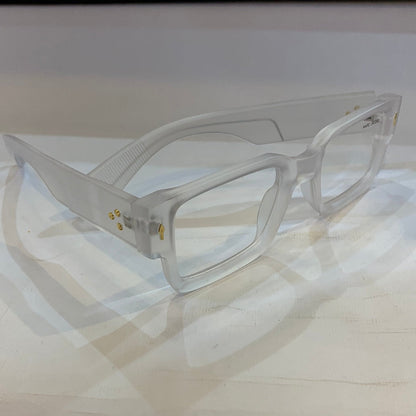 RAM Matte Transperent Frame Transperent Shade Unisex Sunglasses 86318 50 22 146