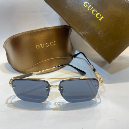 CUG Gold Frame Black Shade Unisex Branded Sunglasses