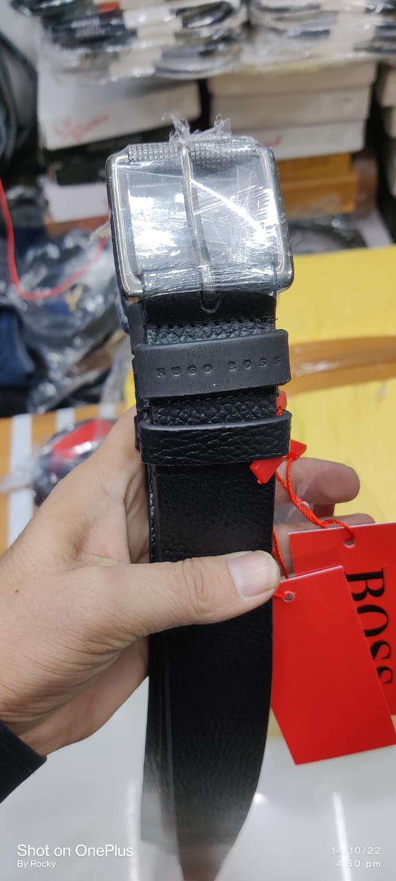 SOB Brown Colour Golden Buckle Genuine Leather Surplus Men’s Belt 987672