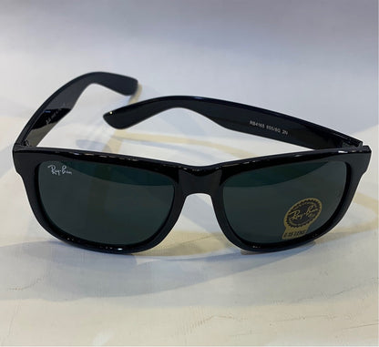 YAR RB Glossy Black Frame Black Shade Sunglasses RB4165 855/8G 2N