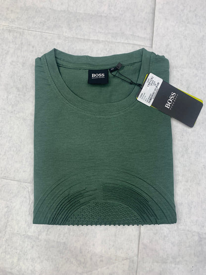 GUH SOB Green Colour With Front Sob Print Lycra Fabric Tshirt 50160