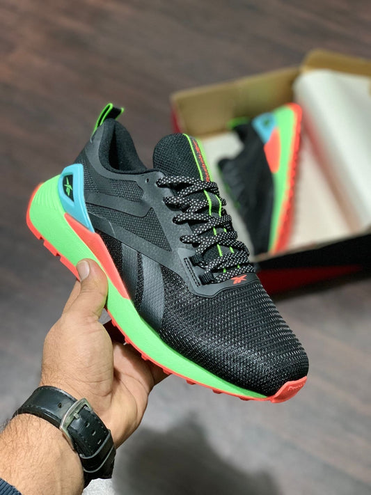 EER Black Blue Green Peach Colour Sports Shoes 58910