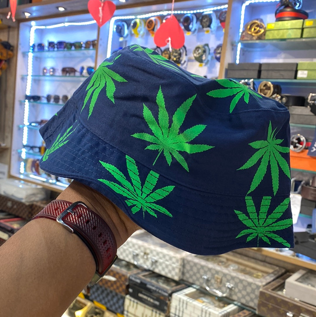 Multi Colour With Leaf Print Bucket Hat 6022303 CAP