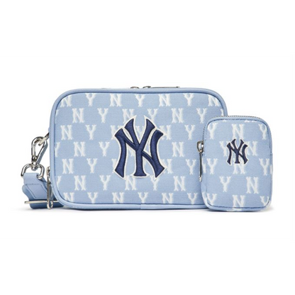 YN BLM Blue Colour YN Monogram Logo Premium Quality Unisex Side Bag