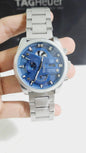 Gat Silver Chain Blue Dial Men Watch