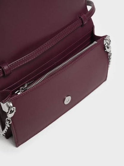 Geometric Chain Link Belt Bag CHARLES & KEITH KR Bag