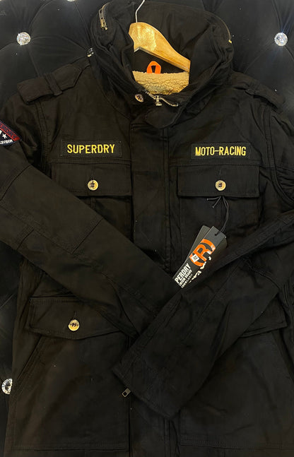 PUS Black Colour Heavy Quality Rescue Department Jacket 921306