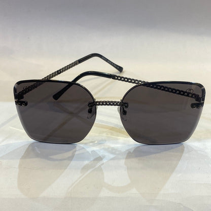 CUG Frameless Black Stick Black Shade Sunglass 68122 61 17-145