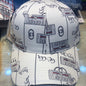 Cug Black Red White Cap Cug Print 300168
