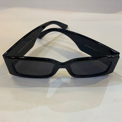 LAB Black Frame Black Shade Unisex Sunglasses 9153 55 19-148