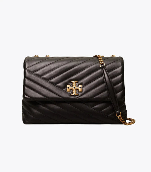 ROT Black Colour With Leather Quality Chevron Convertible Shoulder Bag Ladies Bag 880066