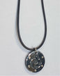 Naruto Inspired Double Bands Circle Logo Pendant Necklace For Unisex Necklace