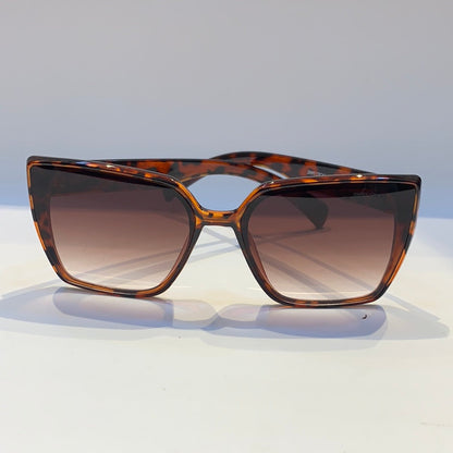 Mij Jim Leopard Frame Brown Shade Sunglass W900260 15-147
