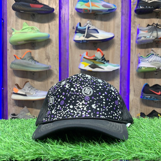 Black Multi Color Design Net Cap 700144