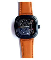 VES Tan Square Dialed Fashion Quartz Watch For Men 220523