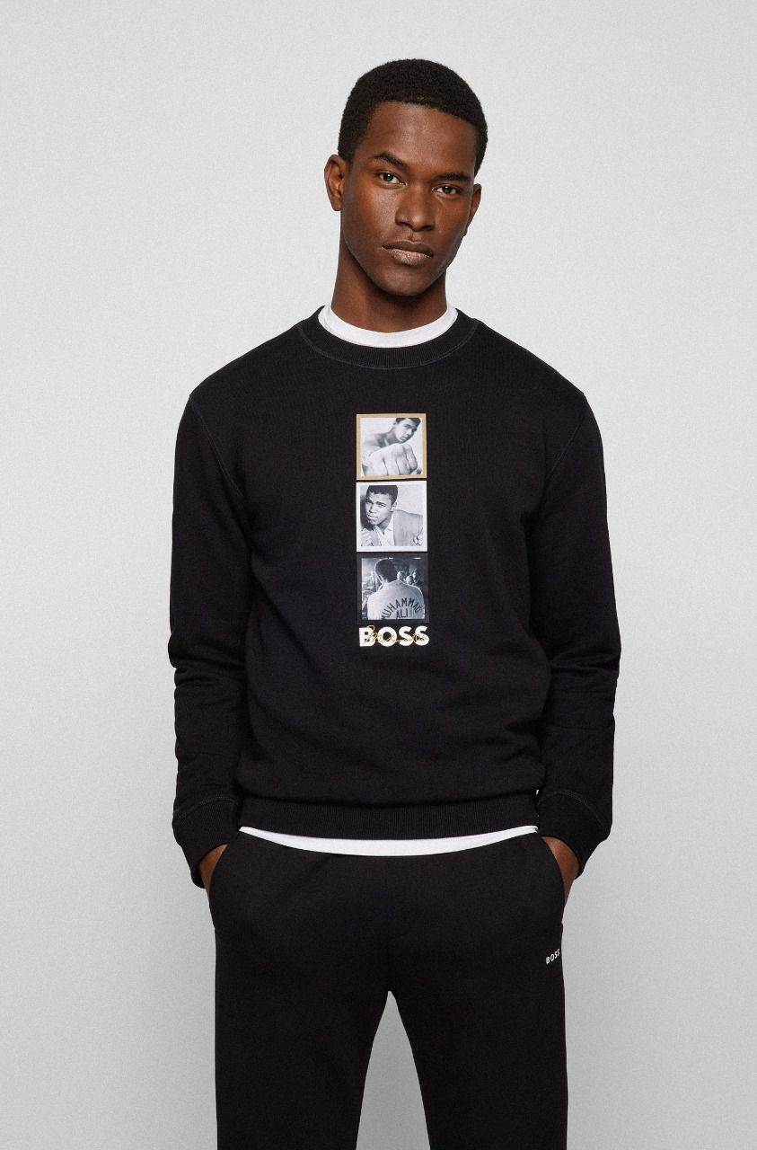 SOB Black Colour Full Sleeves Cotton SweatShirt