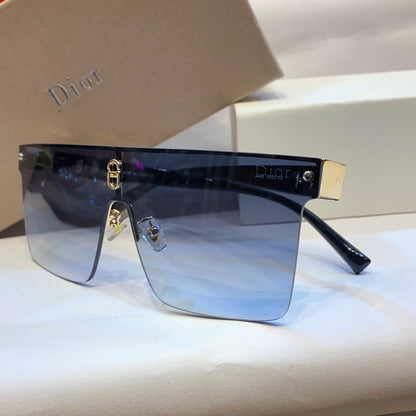 OID Black Frame White Shade Unisex Branded Sunglasses 10468 140 145