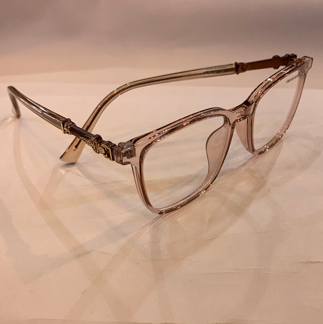 RHC CH HC Brown Transperent Frame Transperant Shade Unisex Branded TR90 81252 52 20-147