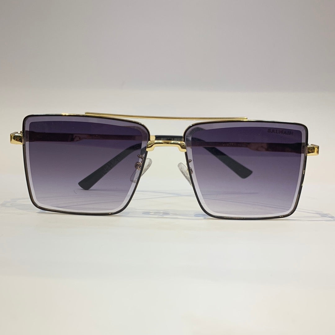 Lab Bal Golden Frame Purple Shade Sunglass B80-67355 16-143