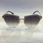 CUG Frameless Golden Stick Black Shade Sunglass 6872 63 17-145