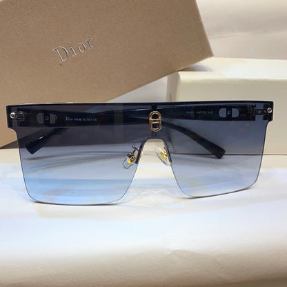 OID Black Frame White Shade Unisex Branded Sunglasses 10468 140 145