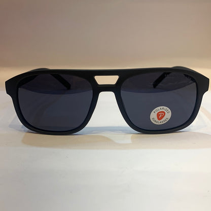 Mot Matte Black Frame Black Shade Unisex Sunglass P2303 56 16-135