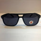 Mot Matte Black Frame Black Shade Unisex Sunglass P2303 56 16-135