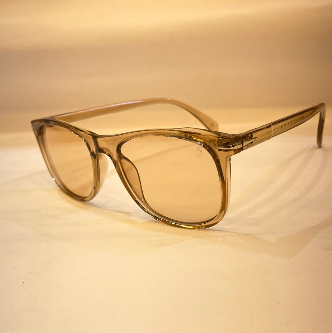 VAD Beige Transparent Frame Beige Shade Unisex Sunglasses UM1879 6 53 20 143