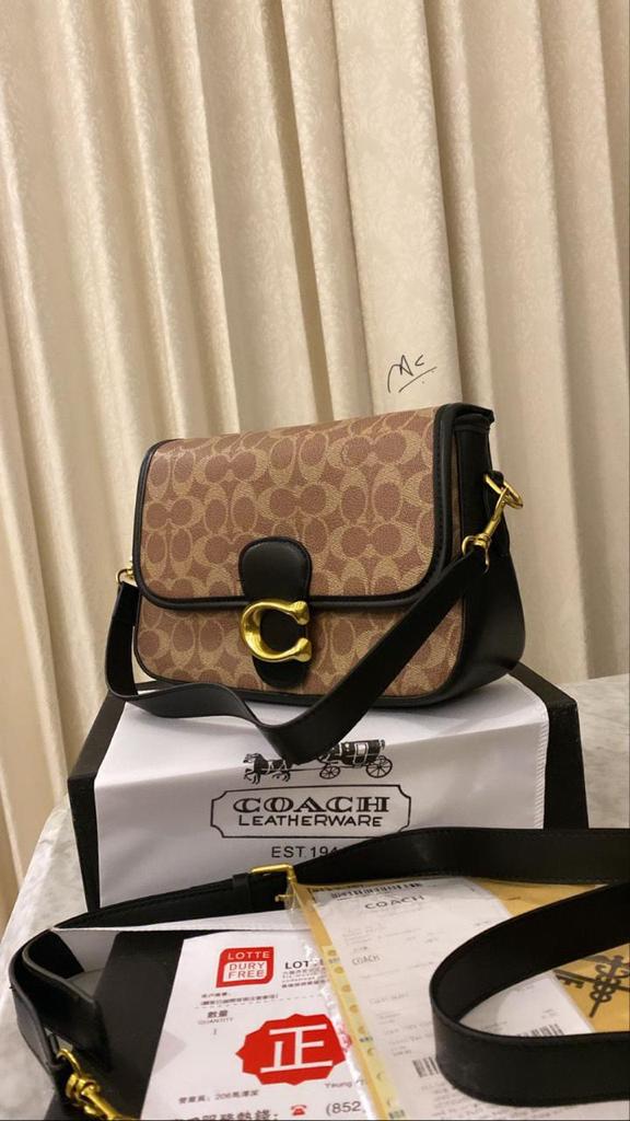 Black Print Sling Side Bag for Her ( Ladies )