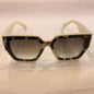 LOD DG White Leopard print Frame Green Shade Sunglass 8291 57 18-142