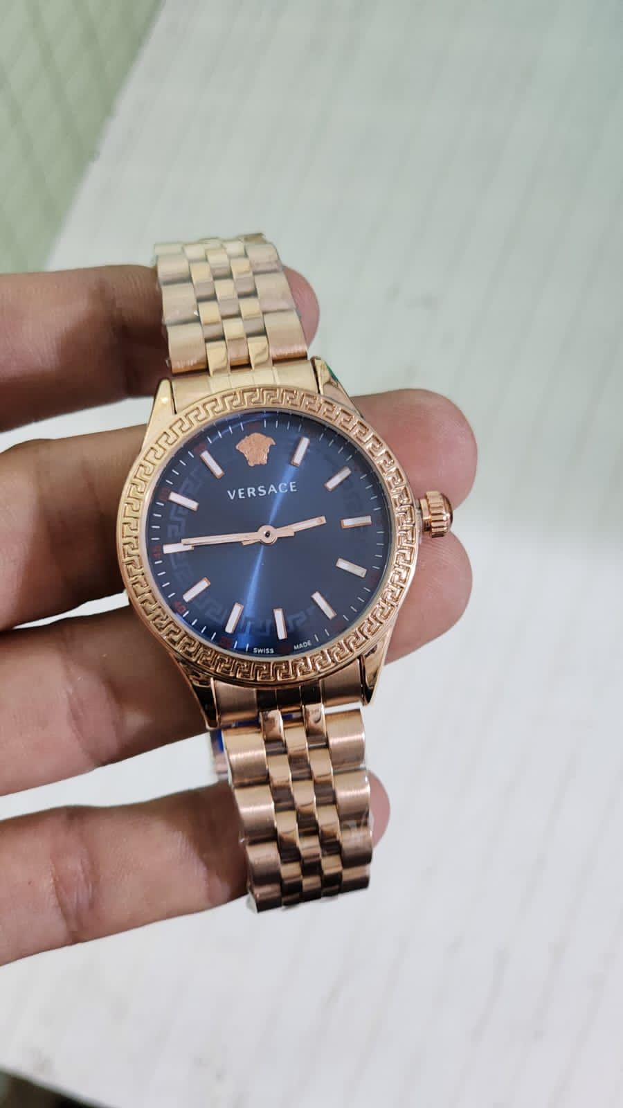 Rev Copper Chain Blue Dial Ladies Watch 901313