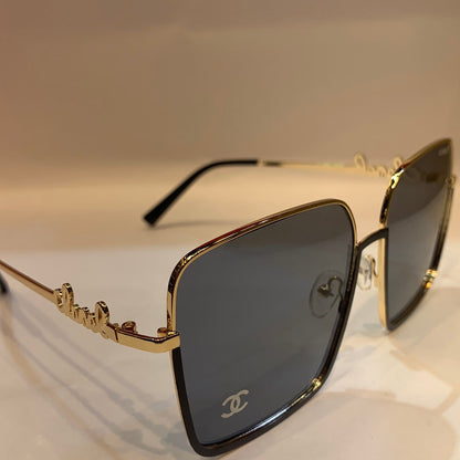 AHC Copper Frame Black Shade Unisex Sunglass