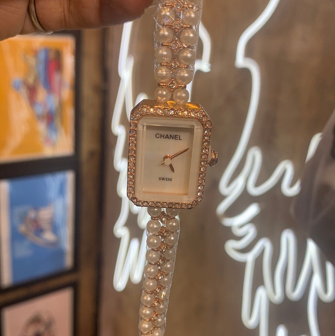 Copper Stone Chain white Dail Man watch